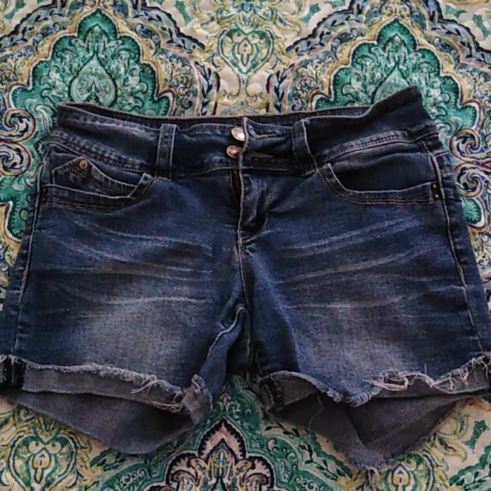 Denim shorts